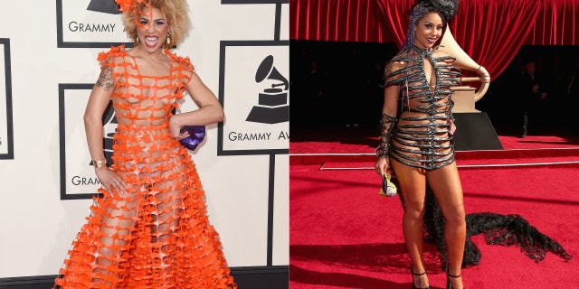 Joy Villa at the 2015 and 2016 Grammys