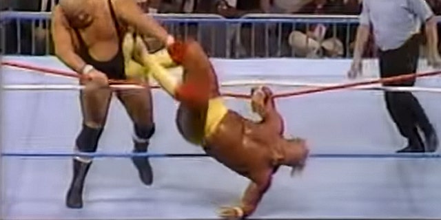 Bundy wrestling Hulk Hogan