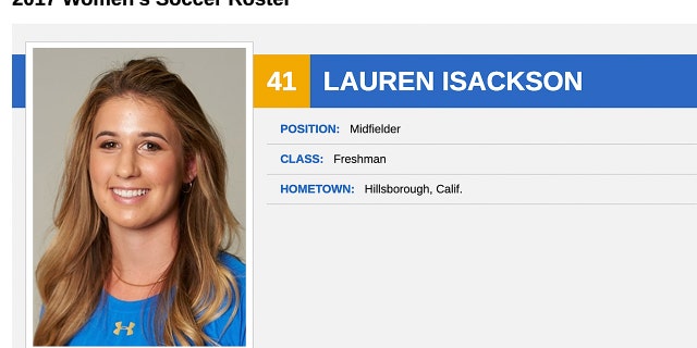 Lauren Isackson supposedly played midfielder for UCLA.