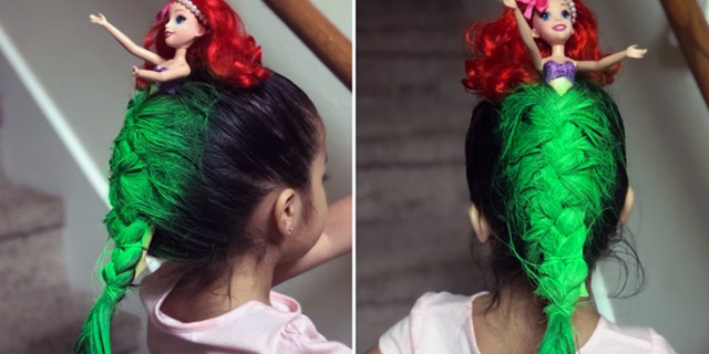 Girl with 'Little Mermaid'-inspired hairdo wins school's 'Crazy Hair Day' | Fox News Girl with 'Little Mermaid'-inspired hairdo wins school's 'Crazy Hair Day' | Fox News