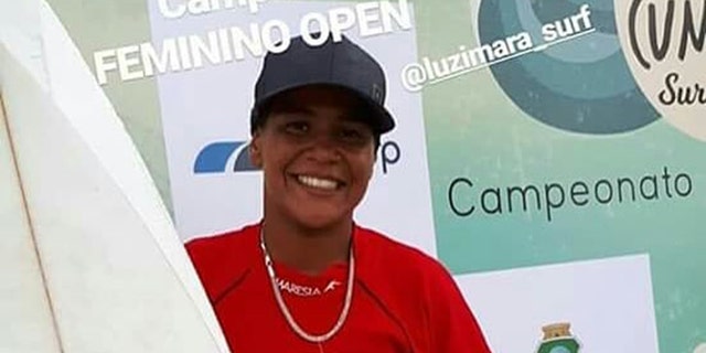 Brazilian surfer Luzimara Souza, 23, died after she was struck by lightning while training at a beach in central Brazil.