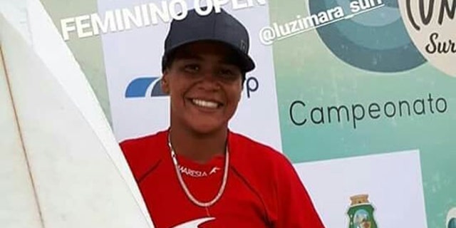 Brazilian surfer Luzimara Souza, 23, died after she was struck by lightning while training at a beach in central Brazil.