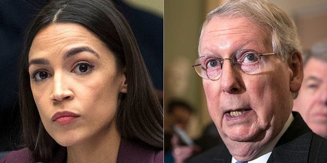 Progressive Rep. Alexandria Ocasio-Cortez spoke further Tuesday before the Senate vote about their Green New Deal and Slam Mitch McConnell, chairman of the majority population, for breaking the bill in what many called a democrat attempt.