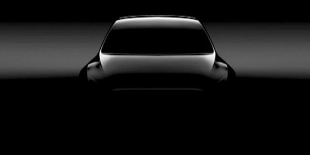 Tesla has previously revealed only shaded computer renderings of the Model Y.