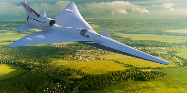 The X-59 Quiet SuperSonic Technology X-plane, or QueSST, will test its quiet supersonic technologies by flying over communities in the United States. (NASA Image)