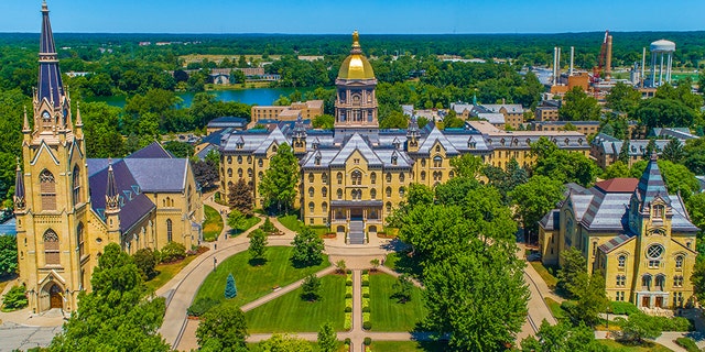 Two University of Notre Dame students were killed and one was injured after they were struck by a vehicle early Saturday near the school's campus in Indiana, according to officials.