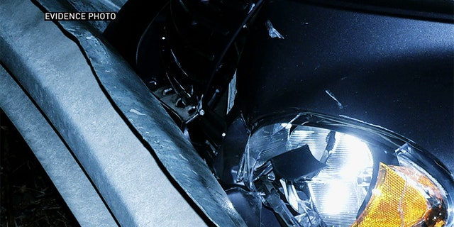 Accident scene photo of Betty Schirmer's car crash. — Oxygen