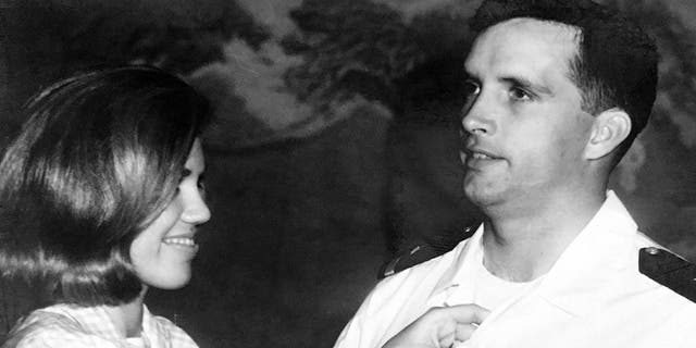 Lt. Richard "Tito" Lannom and his wife.
