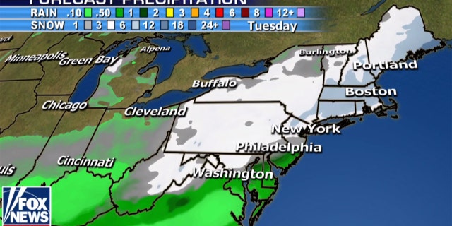 A winter storm is expected to bring the Northeast the largest amount of snow so far this season.