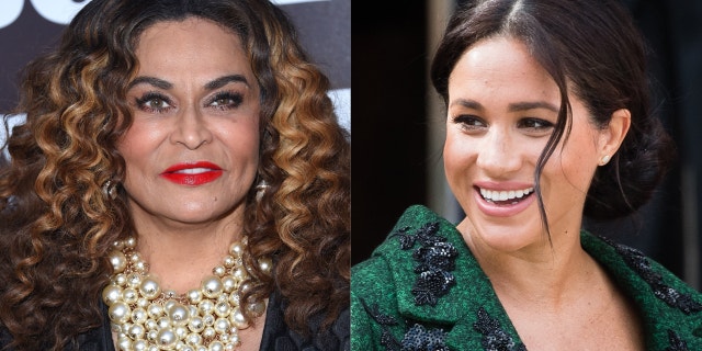 Tina Knowles-Lawson and Meghan Markle, Duchess of Sussex