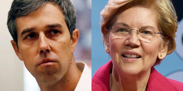Beto O'Rourke and Massachusetts Sen. Elizabeth Warren have different ideas about how to tackle the problems of Big Tech.