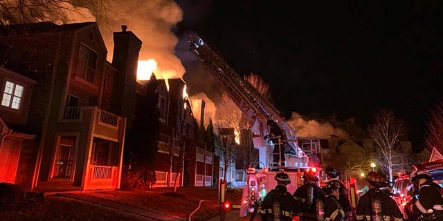 A Wisconsin apartment building reportedly became engulfed in flames in an overnight blaze and the fire chief said it was “miraculous” that all of its occupants are accounted for.