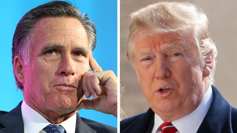 Mitt Romney blasts Trump's 'brazen' request for foreign probes into Biden family