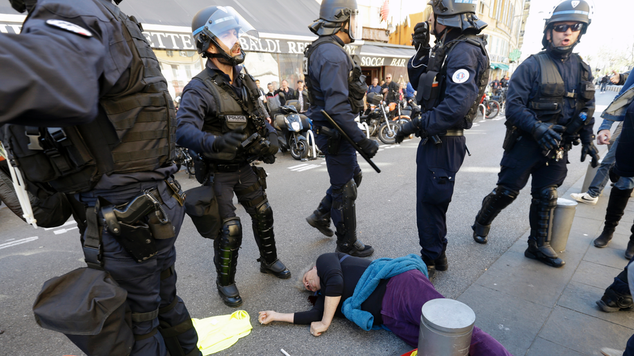 Macron hopes older protester gains 