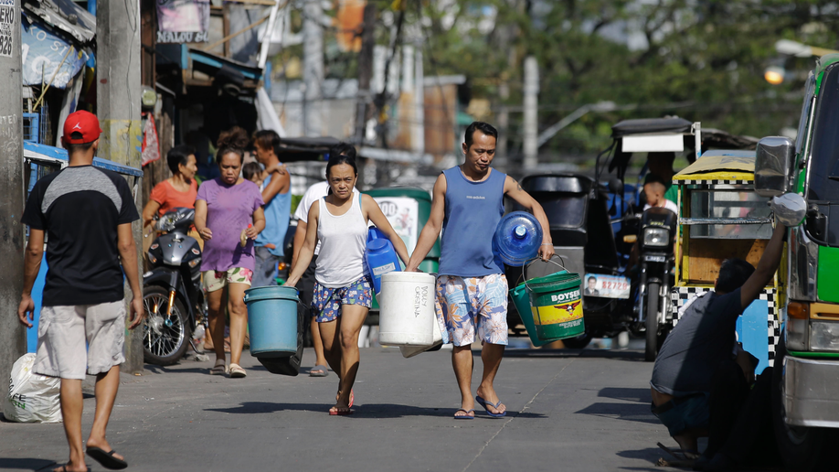 Philippine water shortage affects more than 6 million people | Fox News