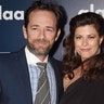 BEVERLY HILLS, CA - APRIL 01: Actor Luke Perry (L) and guest attend the 28th Annual GLAAD Media Awards in LA at The Beverly Hilton Hotel on April 1, 2017 in Beverly Hills, California. (Photo by Jeffrey Mayer/WireImage)