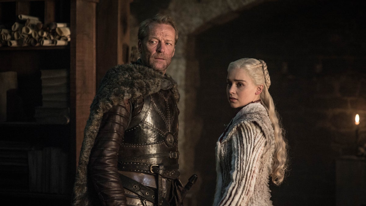 'Game of Thrones' star Iain Glen reflected on his character, Jorah Mormont, ahead of the show's final season premiere.