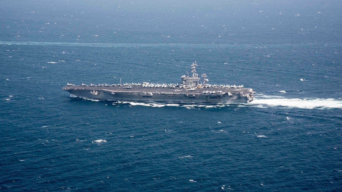 USS Dwight D. Eisenhower seen in November 2016,