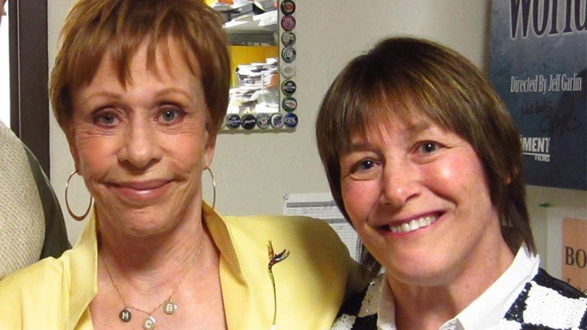 Geri Jewell (right) with Carol Burnett. — Courtesy of Geri Jewell
