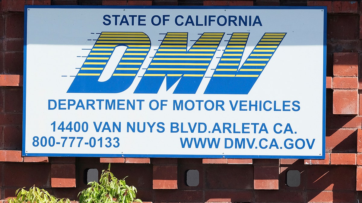 The California Department of Motor Vehicles office in the Arleta neighborhood of Los Angeles is seen Tuesday, April 9, 2019. A soccer fan claims in a lawsuit that the California DMV violated his First Amendment rights by rejecting a personalized license plate he said would celebrate his favorite team, but which the DMV said might be deemed offensive. (AP Photo/Richard Vogel)