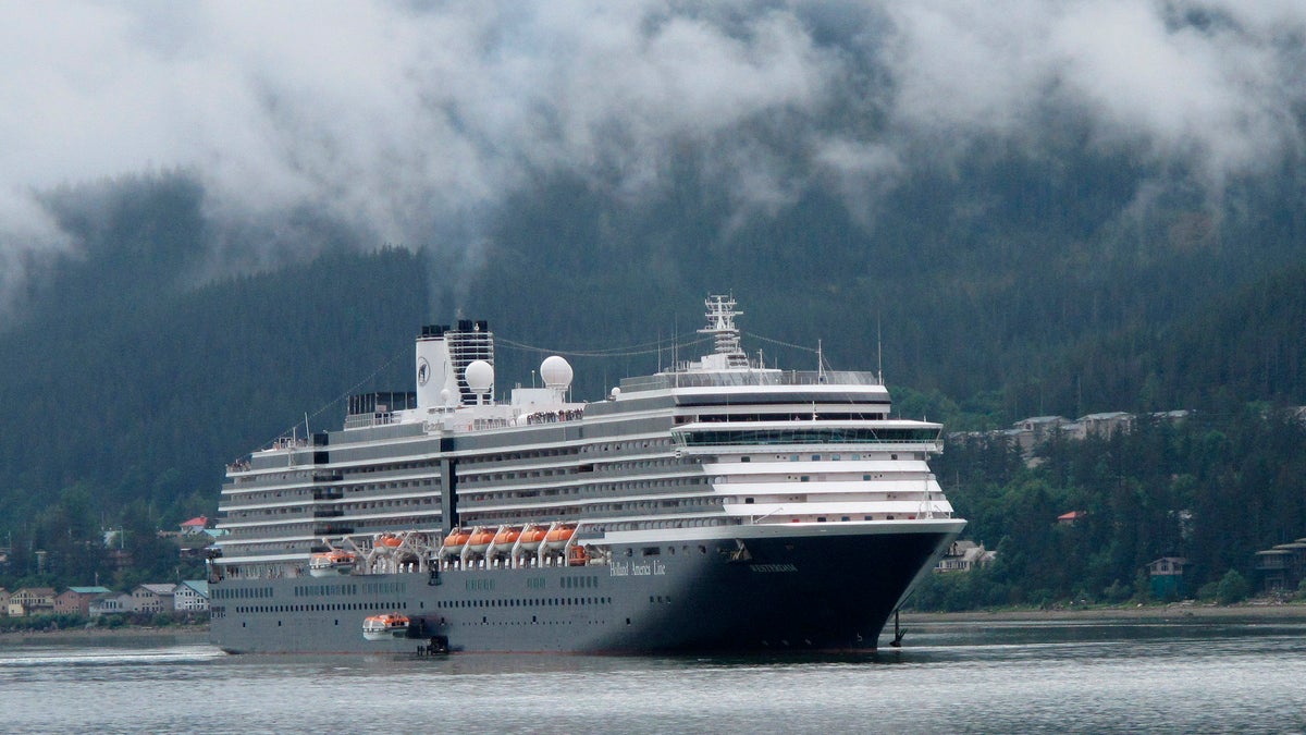The Holland America Westerdam in Juneau, Alaska.