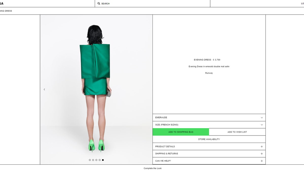 Social media likens Balenciaga dress to couch cushion compares