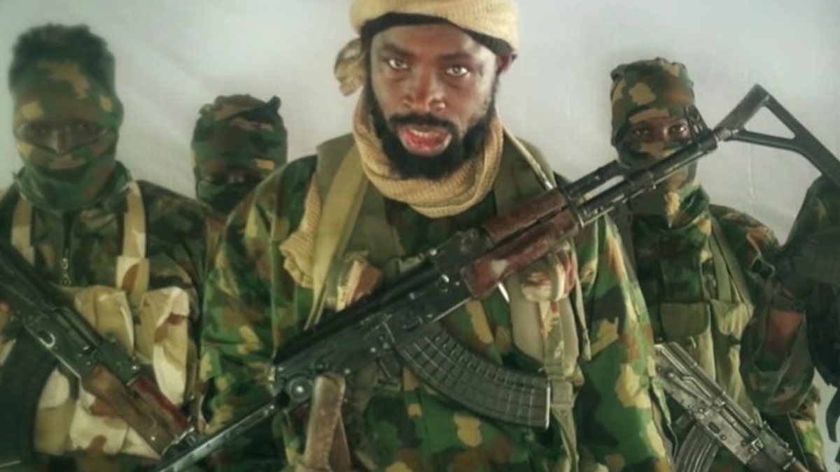 Abubakar Shekau, from a November 2018 propaganda video; he is understood to control one of the two factions of Boko Haram that split in 2016.