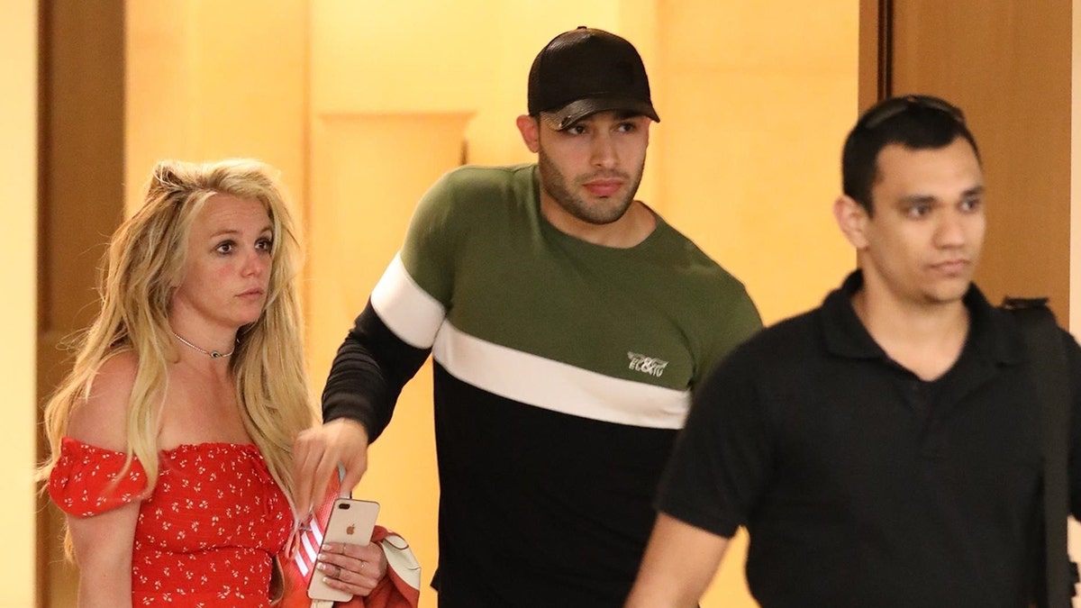 Britney Spears and Sam Asghari stepped out for Easter.