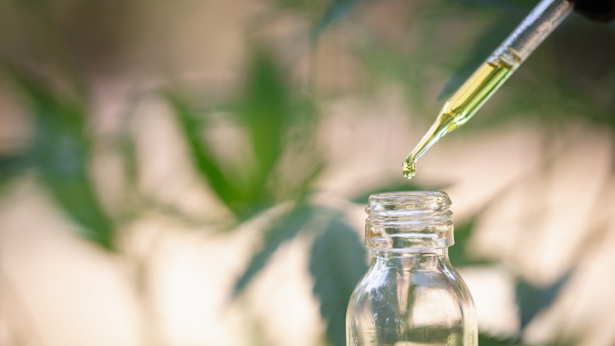 Medical marijuana products include cannabis leaf, CBD, and hash oil.