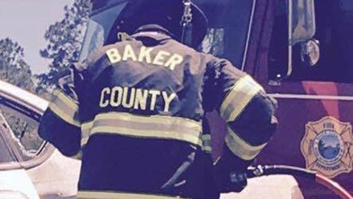 Chris Miracle has been a volunteer firefighter in Baker County for six years.