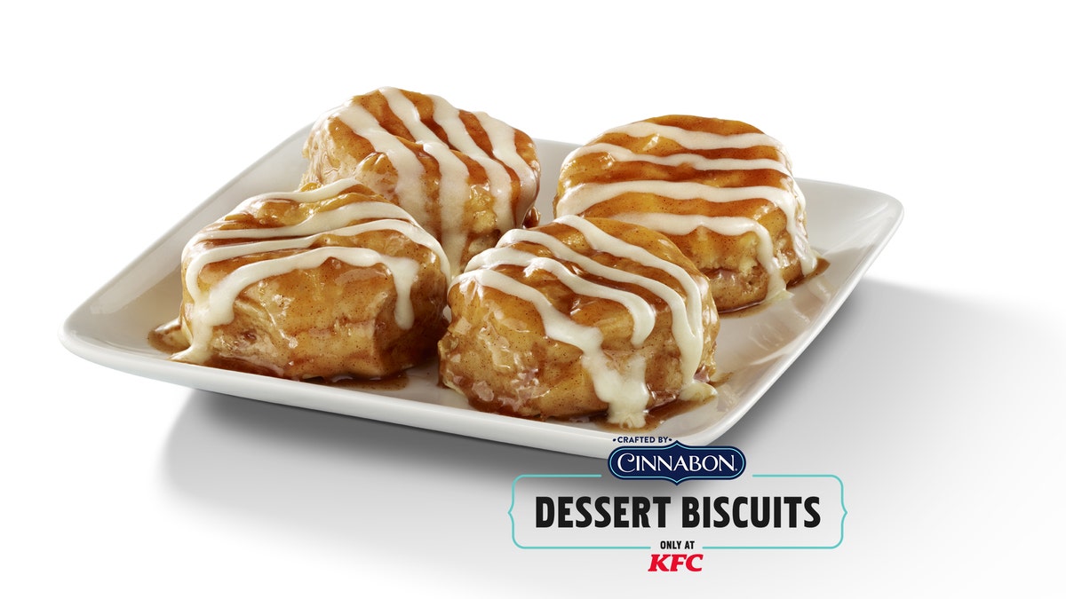 The Cinnabon Dessert Biscuits are available for a limited time while supplies last.