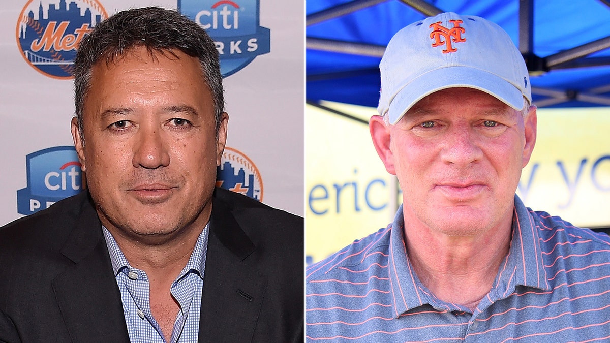 Claims in a new book have apparently left former New York Mets teammates Ron Darling, left, and Lenny Dykstra at odds.