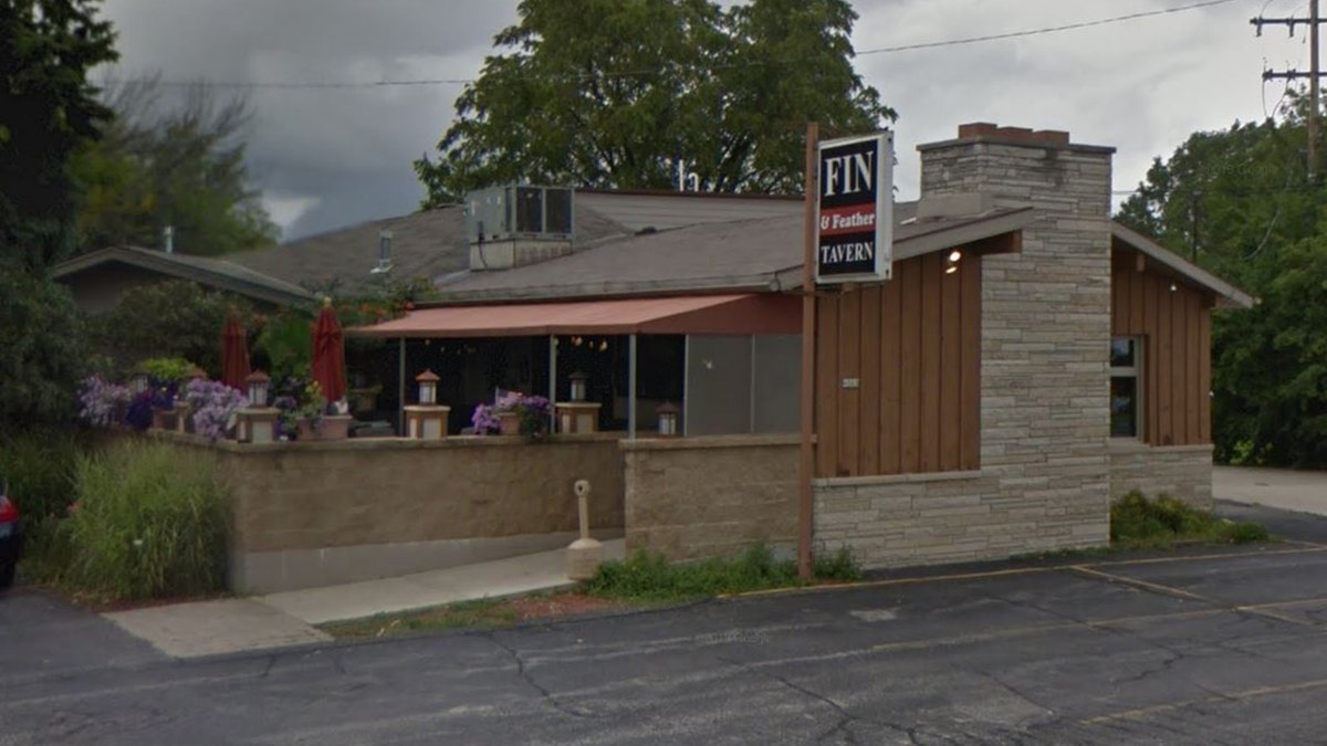 According to police, the suspect had been disruptive inside the Fin n’ Feather before he tried to bring his dog inside