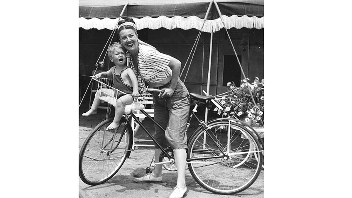 Gypsy Rose Lee with her son. — Courtesy of Erik Lee Preminger
