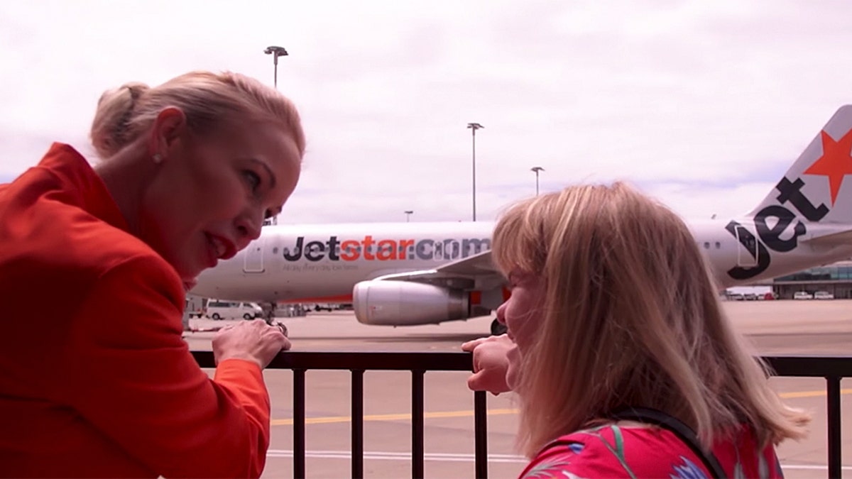“My passion about being a flight attendant is making people happy,” Georgia Knoll of Queensland said of the special experience.