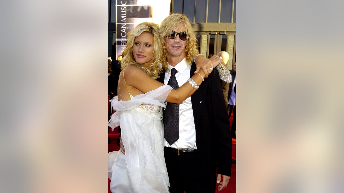 Duff McKagan and wife Susan Holmes during 32nd Annual American Music Awards at Shrine Auditorium in Los Angeles.