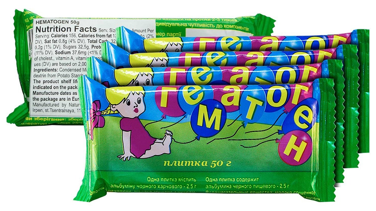 Hematogen — a chocolatey, chewy snack with an oddly metallic aftertaste — was the go-to snack for Russian kids before the fall of the Soviet Union.
