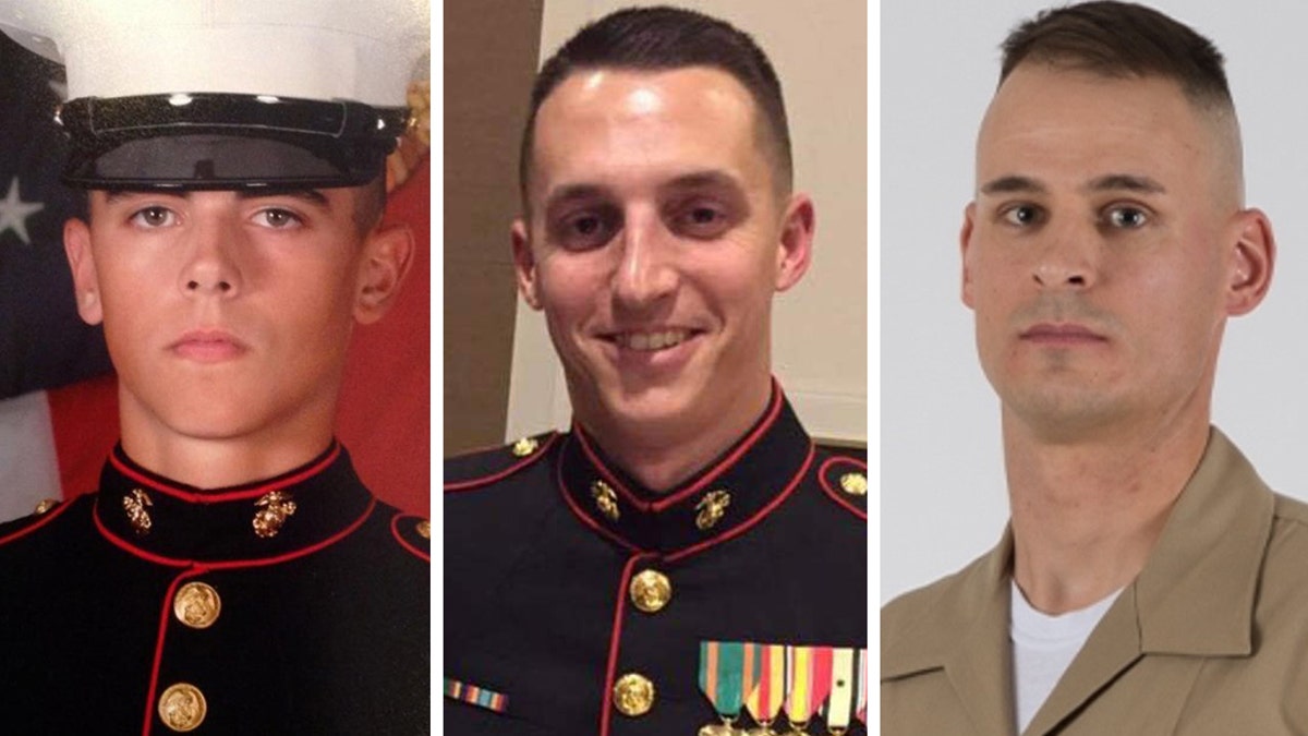 The attack killed (left to right) Cpl. Robert A. Hendriks, Sgt. Benjamin S. Hines and Staff Sgt. Christopher Slutman.