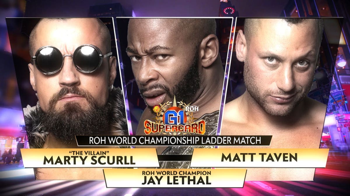 "The Villain" Marty Scurll, Matt Taven and Jay Lethal will do battle at Madison Square Garden for the coveted ROH World Championship
