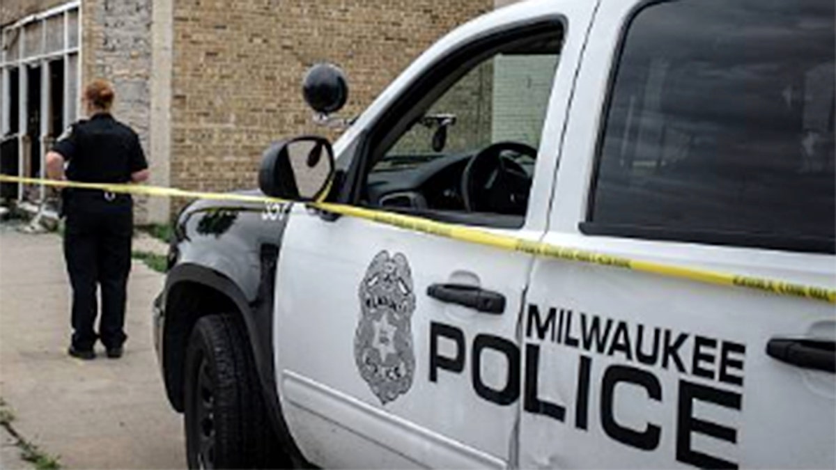 Exterior of Milwaukee police car