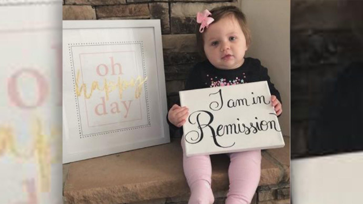 Molly Hughes beat cancer after she was diagnosed with stage 4 neuroblastoma at nearly five months old. (Chelsea Hughes)