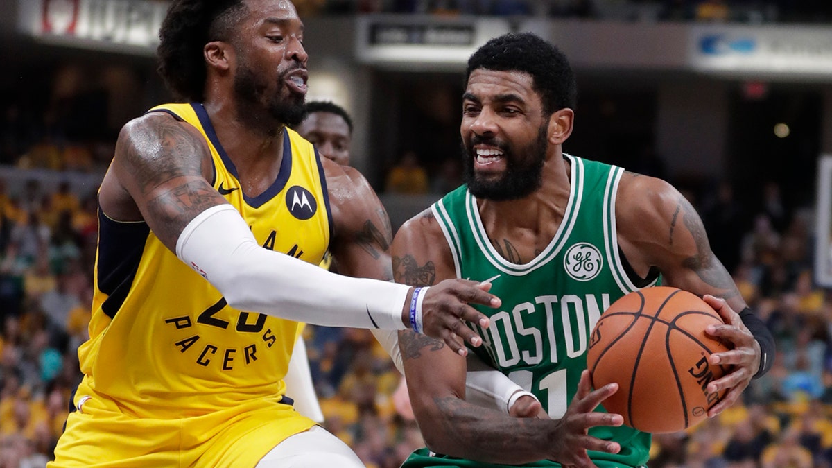 Kyrie Irving could hit the free agent market come June 30. (AP Photo/Michael Conroy)