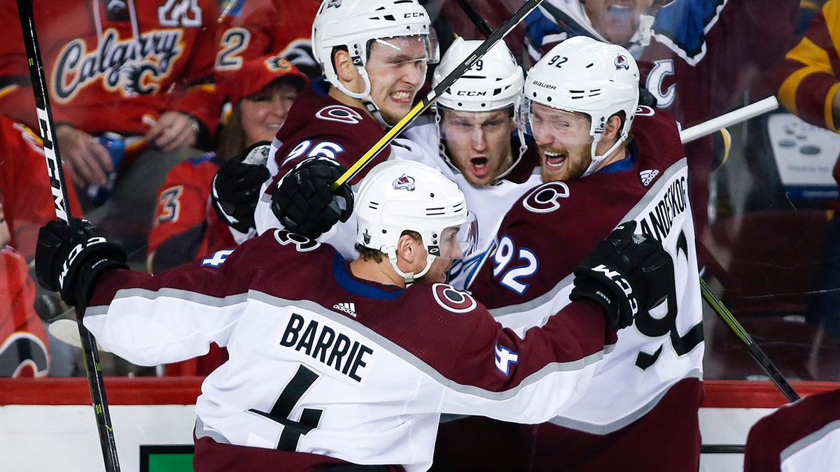 MacKinnon Scores In OT, Avalanche Beat Flames To Even Series | Fox News