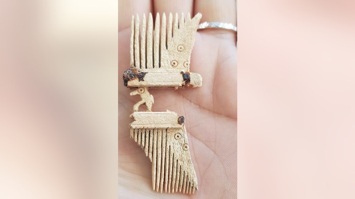 A bone comb from the late Roman or Anglo Saxon era was discovered at the site.(Thames Water)