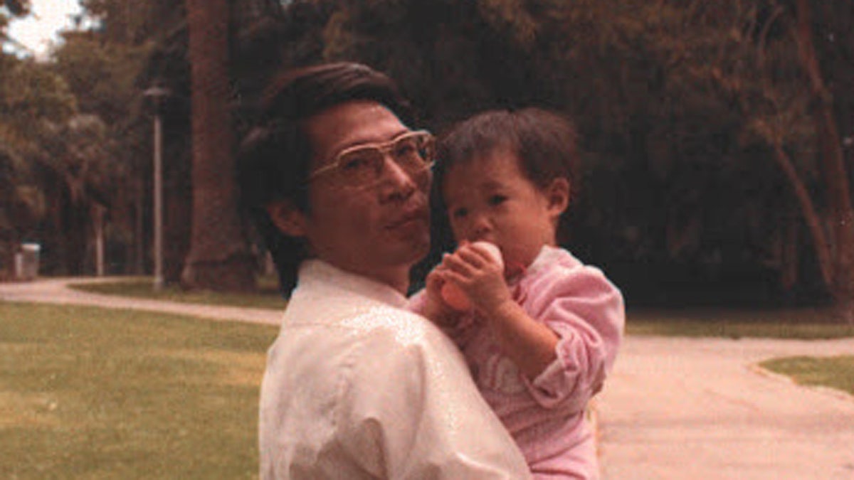 Pastor David Lin and his daughter, Alice, in 1984. His family worries that his health is declining and hope to bring him home soon.