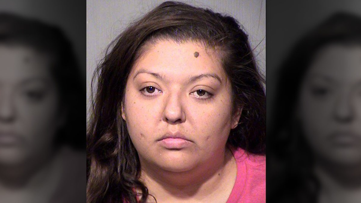 Rebecca Gonzales, 27, was arrested for allegedly assaulting her son for not being a "good enough" lookout for his shoplifting grandmother.