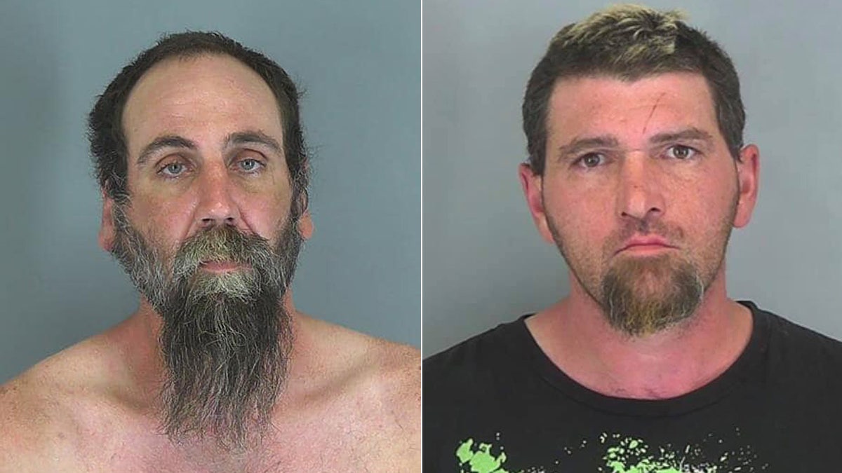 Christian Hulburt (left) and Jonathan Galligan (right) were arrested and charged Saturday with the killings of two women after their bodies were discovered buried on a property in Spartanburg, S.C., on Friday.