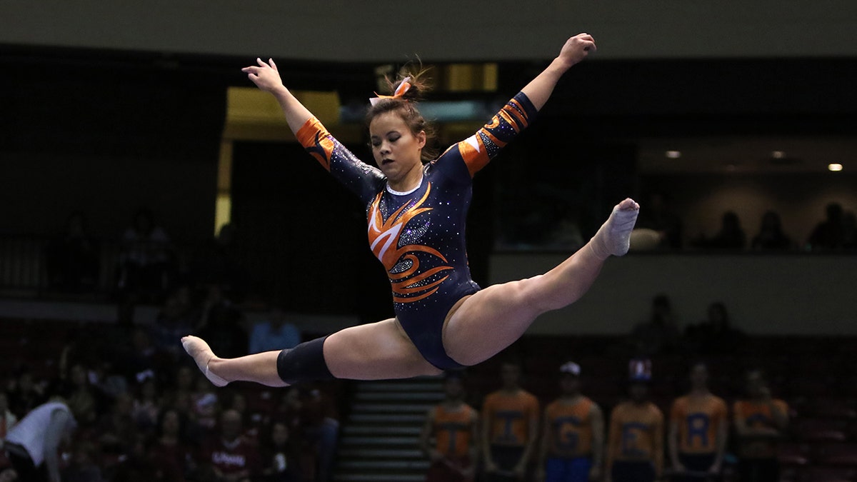 Auburn Tigers Samantha Cerio was seriously injured during her floor routine on Friday.