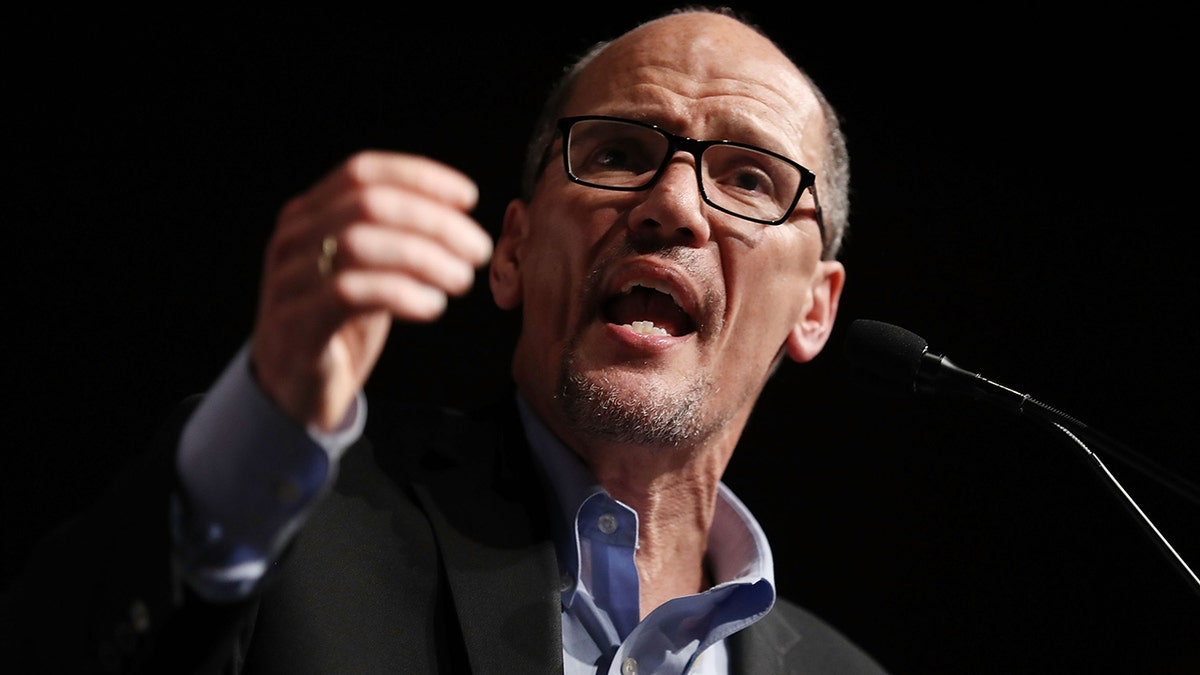 DNC Chair Tom Perez said Republican lawmakers like Paul Ryan and Mitch McConnell who have supported President Trump are "cowards" who will be "judged harshly" by history