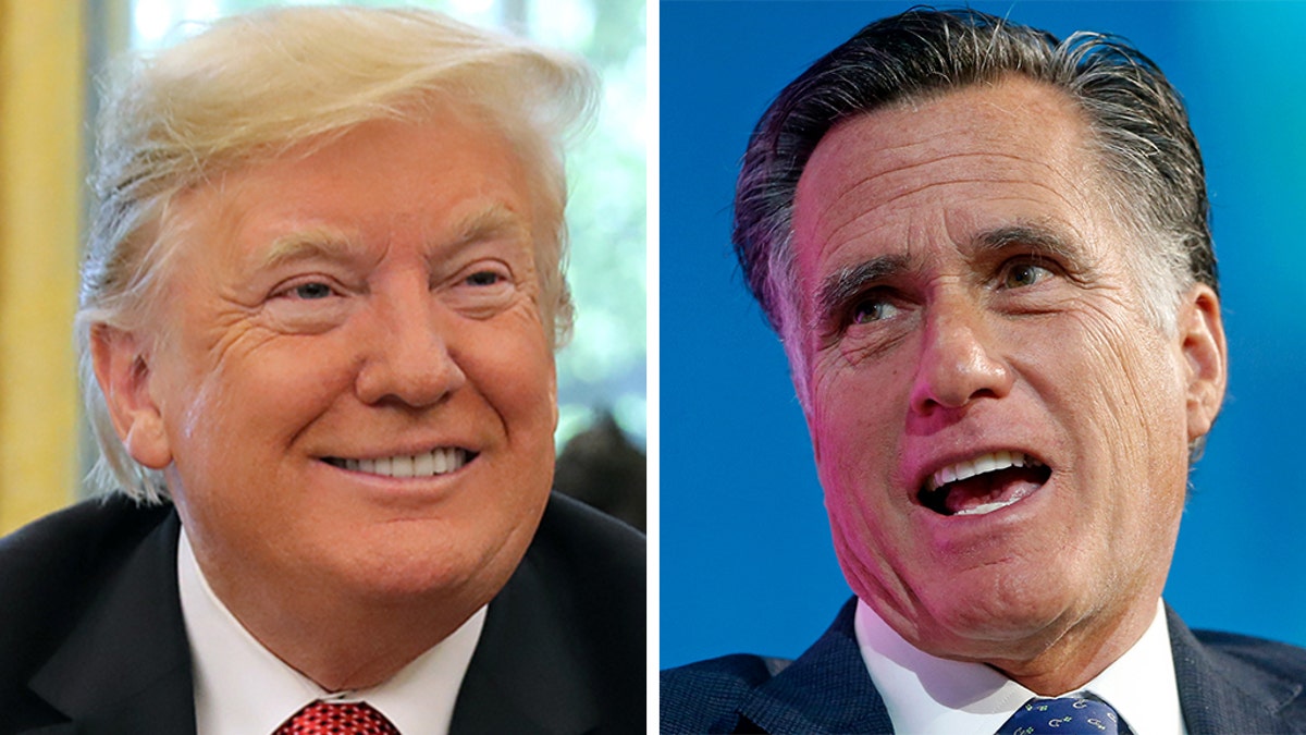 Sen. Mitt Romney, R-Utah, once a thorn in the side of President Trump, said Democrats' calls for the president to release his tax returns were “moronic.”